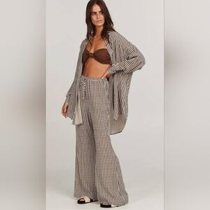 Charlie Holiday Lola Pant Chocolate Brown NWT 💥 MSRP $109💥